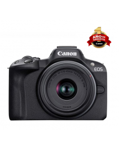 cámara EOS R50 con lente 18-45mm