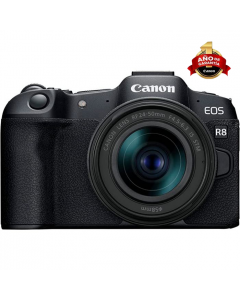 Cámara mirrorless Canon EOS R8 con lente RF 24-50mm f/4.5-6.3 IS STM 