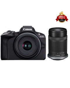 Canon EOS R50 lente 18-45mm y lente 55-210mm